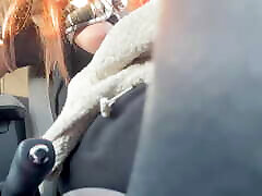 Italian Big Tits Long phim xet hoc xinh 9x Milf Artemisia Love Hot Solo Car ride Driving around and flashing her big tits and horny nipples