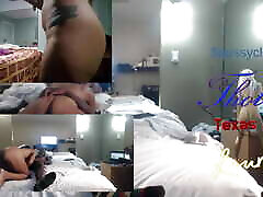 Thot in Texas - Ebony lubed and on Top riding Cowgirl