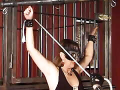Masked Mature raj wap open whore spanked hard in sex dungeon
