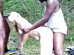 Louise du lac a blonde milf gets fucked by the lake