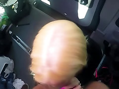 German Blond with big boobs fucks for money