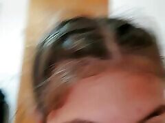 Obedient breastfeeding diaper Sucking Daddy&039;s Dick for Breakfast - POV Blowjob