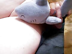 Plushy fucks my horny pussy