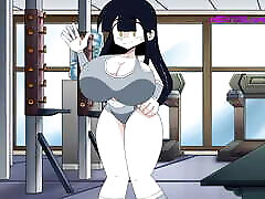 Huge Ass & Tits Brunette my cute younger sister2 Workout Routine! HD Cartoon Sex