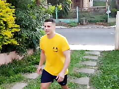 I gave it to the cuckold&039;s friend while he was mowing grass