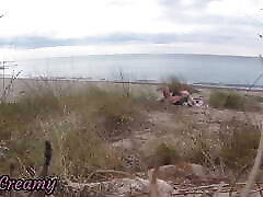 French teacher karan zreen Blowjob Amateur on Nude Beach public front stranger with Cumshot - MissCreamy