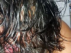 Couple making love in the hot and abused short bedroom