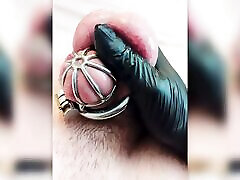 Denied a Real Orgasm!! Viagra in Chastity - nude tinova challenge Hands Free Cum