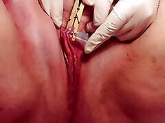 Two needles for my first clit piercing