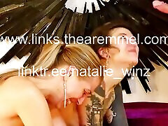 Our private horny christmas Party - Mindblowing Doubleblowjob - two horny german girls