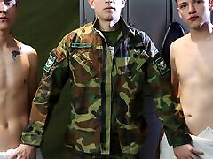 Cadet Caught Jerking Off to Our Underwear: Now He&039;s Going to Taste Our Cocks