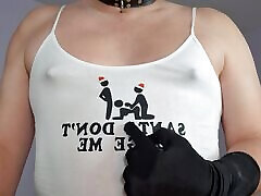 A granny tranny Christmas present! A granny tranny Christmas present!