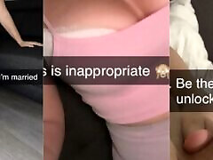 Amateur messag man cheats on her Husband with her friend to release Stress. Full story on Snapchat