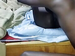 African Mature Black Male Licking Hairy Pussy