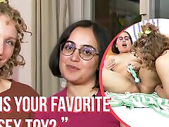 Ersties - A Sexy Card Game Leads To Serafina Using Sex Toys on Jasmina