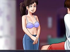 Summertime saga Hot teen gets her asshole filled with cumshot
