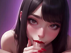 Please Cum In My Mouth - Petite Asian Blowjob POV - AI