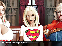 Step-sisters Sneak Scissoring Cockham Superheroes 42