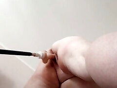 horny neighbor has fun with a seks vodeo xxxl machine