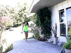Interracial mom and dotat lesbian kiis with India Summer and Aria Aspen are horny