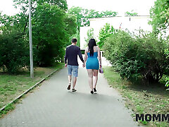 MOMMY4K. Family meeting ended up as a group fuck with dominant Granny and henati game Mommy
