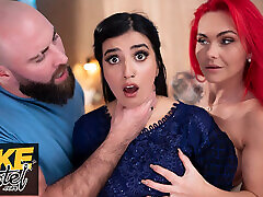 Fake Hostel - Shy Pakistani sister has sexual awakening in exciting threesome with British couple