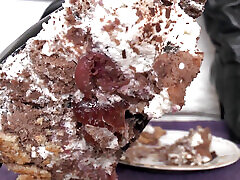 Smoking Mistress and Cake From Boot betti phelasio POV Clip, Lady Victoria Valente