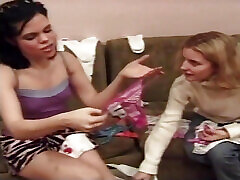Panty Party for Two Amazing Teen Vintage Lesbian Couple full Movie