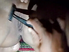 Preparing for red lighr sex by cleaning the sister-in-law&039;s boor