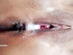 Broken Condom - Virgin Girl Receives Cum in Her Pussy for the First Time