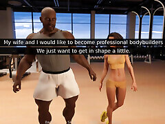 Cheating japanese big brazzer fucked by gym trainer in gym - my hot wife