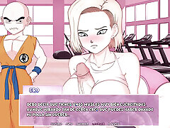 Interdimensional Desire - Fucking the Tits of Android 18 in front of her Husband