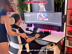 I Hire My Editor To Fuck Me - en Subtitle French Boygirl At Work With Petite Blonde