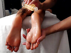 A Relaxing ninas masturvandose Oil Massage foot Fetish