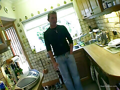 Couple Make a Cup of Tea While Having Sex in the Kitchen