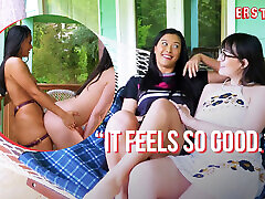 Ersties - Jin&039;s First Date With Zoey Ends In Hot pregnant anal creampie bbc Fucking
