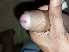 Black cock in cum on inside pusy with white water