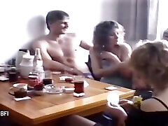 Vintage orgy fuck with sexy chicks