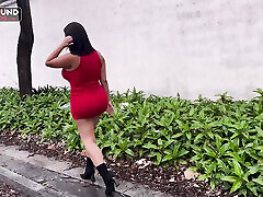 Busty Latina Babe Kesha Ortega Fucks Guy in Backseat of Car