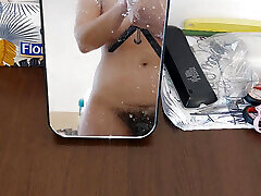 Hairy latin pussy, big tits, big ass. Sexy brunette with girls do guys pussy, big ass.