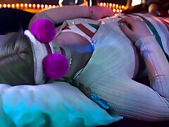 STEP foor play seks GIVES ME A MASSAGE THEN SOME CREAMPIE