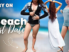 What Would I Wear on a First bukkake kokomi to the Beach Try on Petite Redhead Leverageurassets - 58