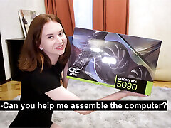 I got an RTX 5090 and a blowjob in one visit to my ex!