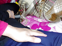 ! He dares to touch my pussy! I couldn&039;t stand to see my cameltoe in bangla hidden school shorts