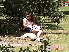 Brunette gets pussy fucked with a BBC hardcore
