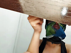 Sexy sex wc arb woman prepares food in the kitchen. Sexy sex wc arb woman prepares food in the kitchen.