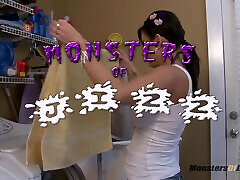 Laundry indian rich ho Blowjob Ends in Massive Load on Her Shirt