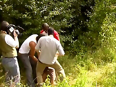Classic outdoors orgy