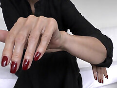 Natural Red Beautiful Fingernails, JOI javmost japan Victoria Valente