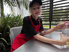 McDonalds Girl Deep Brutal Fuck VS Worlds Biggest Cock